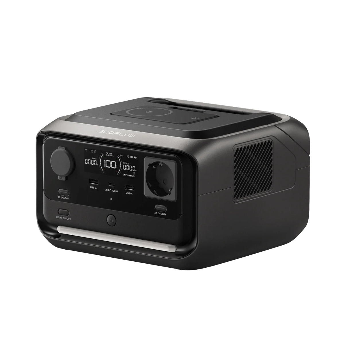 Портативна зарядна станція EcoFlow RIVER 3 Plus Wireless | 286Wh 600W (EFRIVER3PLUS-W-EU-CBOX)