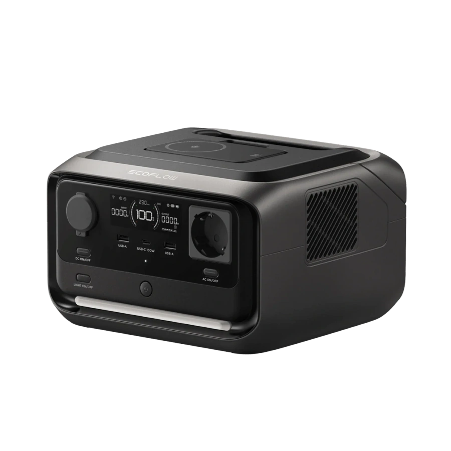 Портативная зарядная станция EcoFlow RIVER 3 Plus Wireless | 286Wh 600W (EFRIVER3PLUS-W-EU-CBOX)