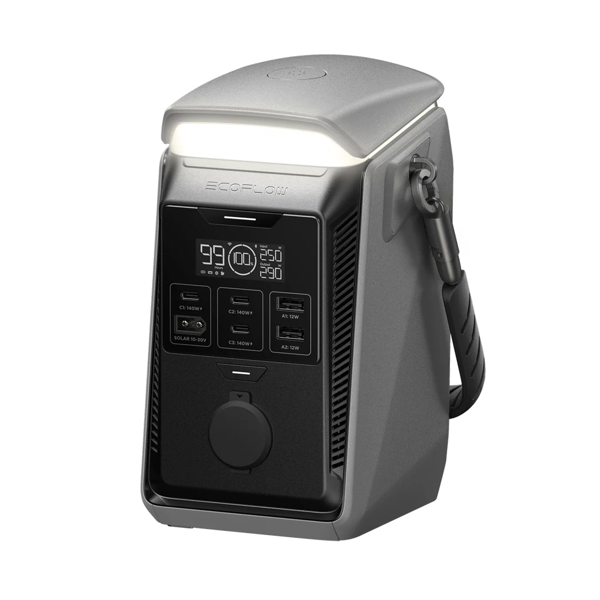 Портативний зарядний пристрій з ліхтариком EcoFlow TRAIL Plus 300 DC | 90000mAh/288Wh (EF-TRAIL300Plus-N)