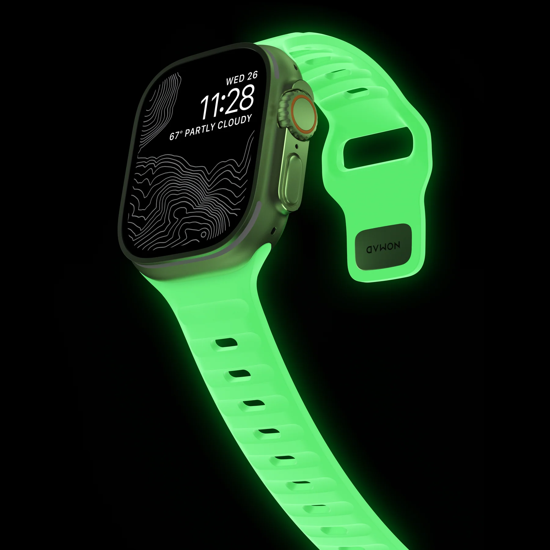 Ремінець NOMAD Sport Band для Apple Watch 42/44/45/46/49mm - Glow 2.0 (NM01580085)