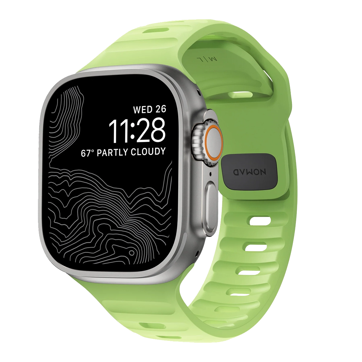 Ремінець NOMAD Sport Band для Apple Watch 42/44/45/46/49mm - Glow 2.0 (NM01580085)