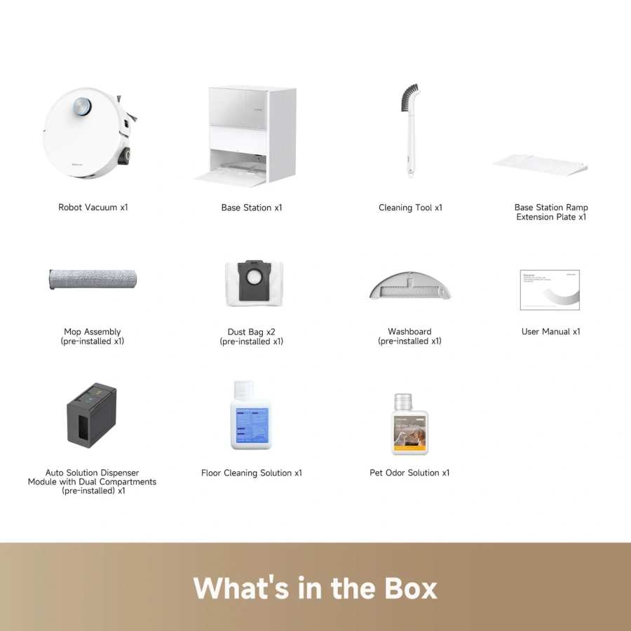 Робот-пылесос с влажной уборкой Dreame Aqua 10 Ultra Roller Complete White (RLH71DE-1-wh)