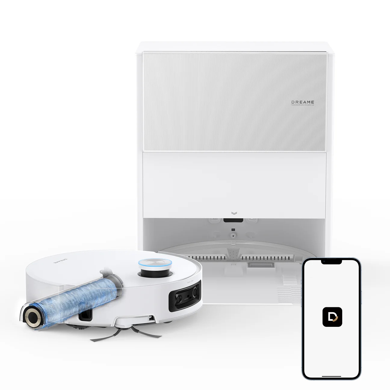 Робот-пилосос з вологим прибиранням Dreame Aqua 10 Ultra Roller Complete White (RLH71DE-1-wh)