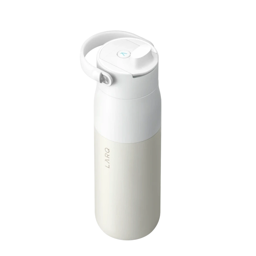 Розумна пляшка для води з функцією очищення LARQ Bottle PureVis 2 - 23 oz/680ml with Essential Bottle Filter - Granite White