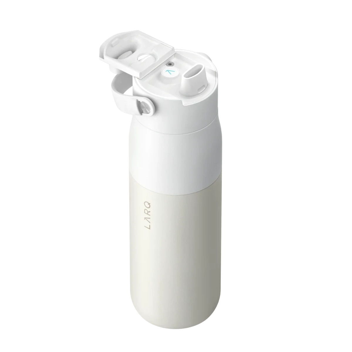 Розумна пляшка для води з функцією очищення LARQ Bottle PureVis 2 - 23 oz/680ml with Essential Bottle Filter - Granite White