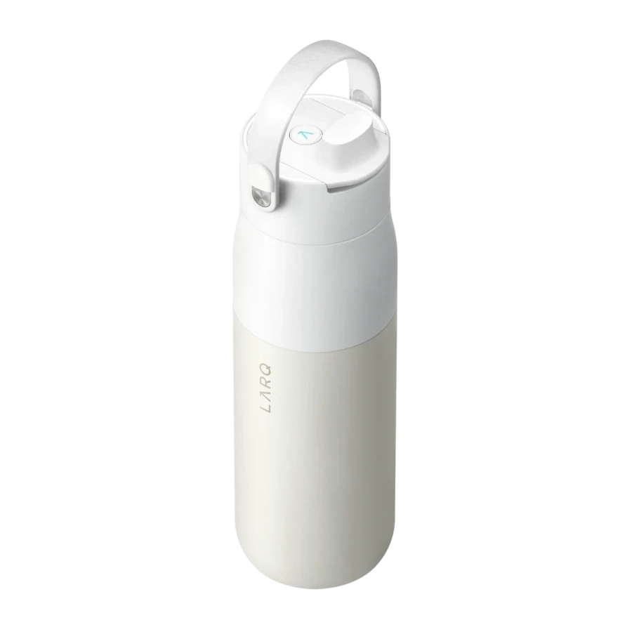 Розумна пляшка для води з функцією очищення LARQ Bottle PureVis 2 - 23 oz/680ml with Essential Bottle Filter - Granite White