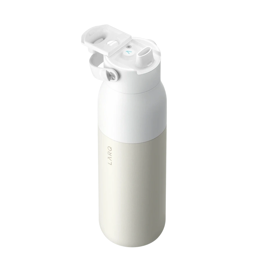Розумна пляшка для води з функцією очищення LARQ Bottle PureVis 2 - 34 oz/1000ml with Essential Bottle Filter - Granite White