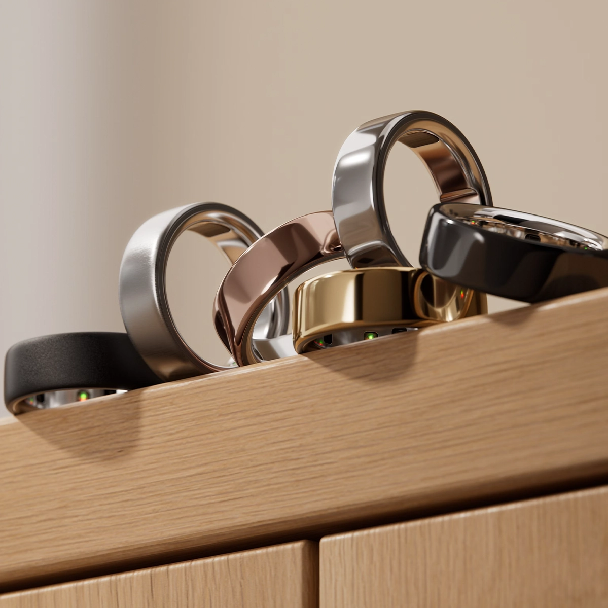 Умное кольцо Oura Ring 4 Stealth - Size 6 (JZ90-54218-06)