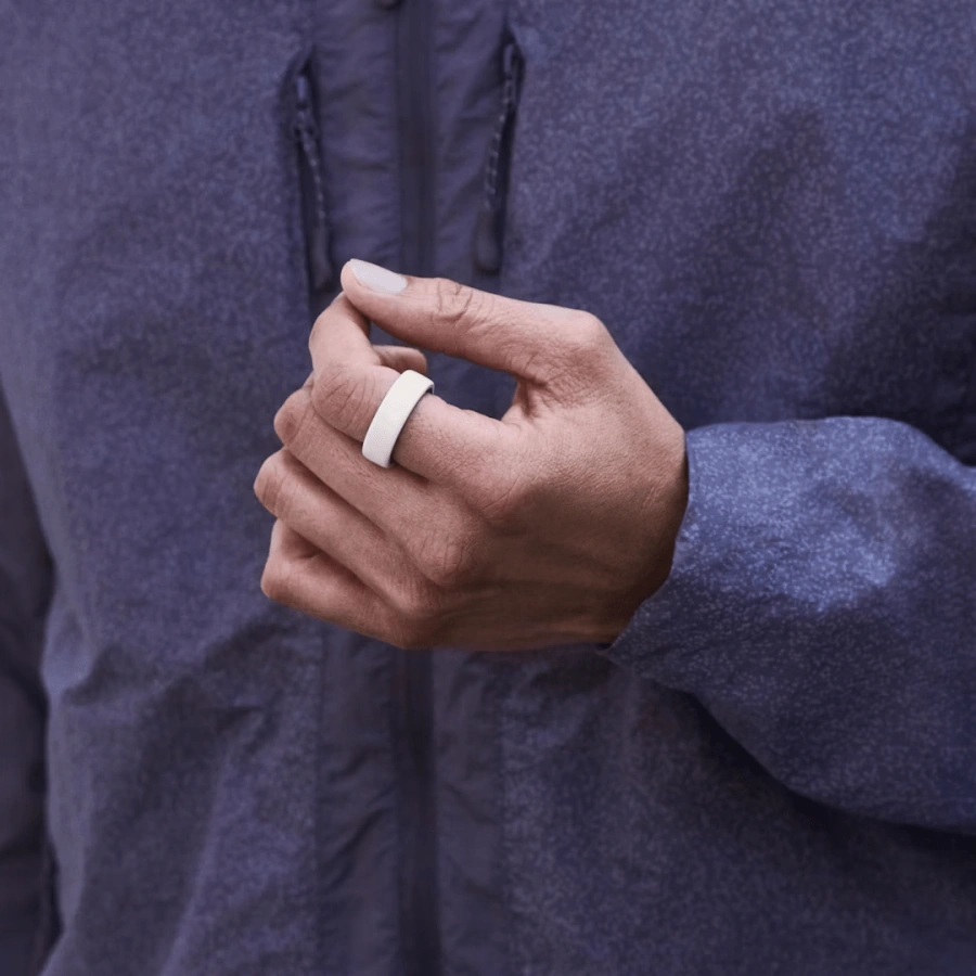 Умное кольцо Oura Ring 4 Ceramic Cloud - Size 7 (JZ90-57460-07)