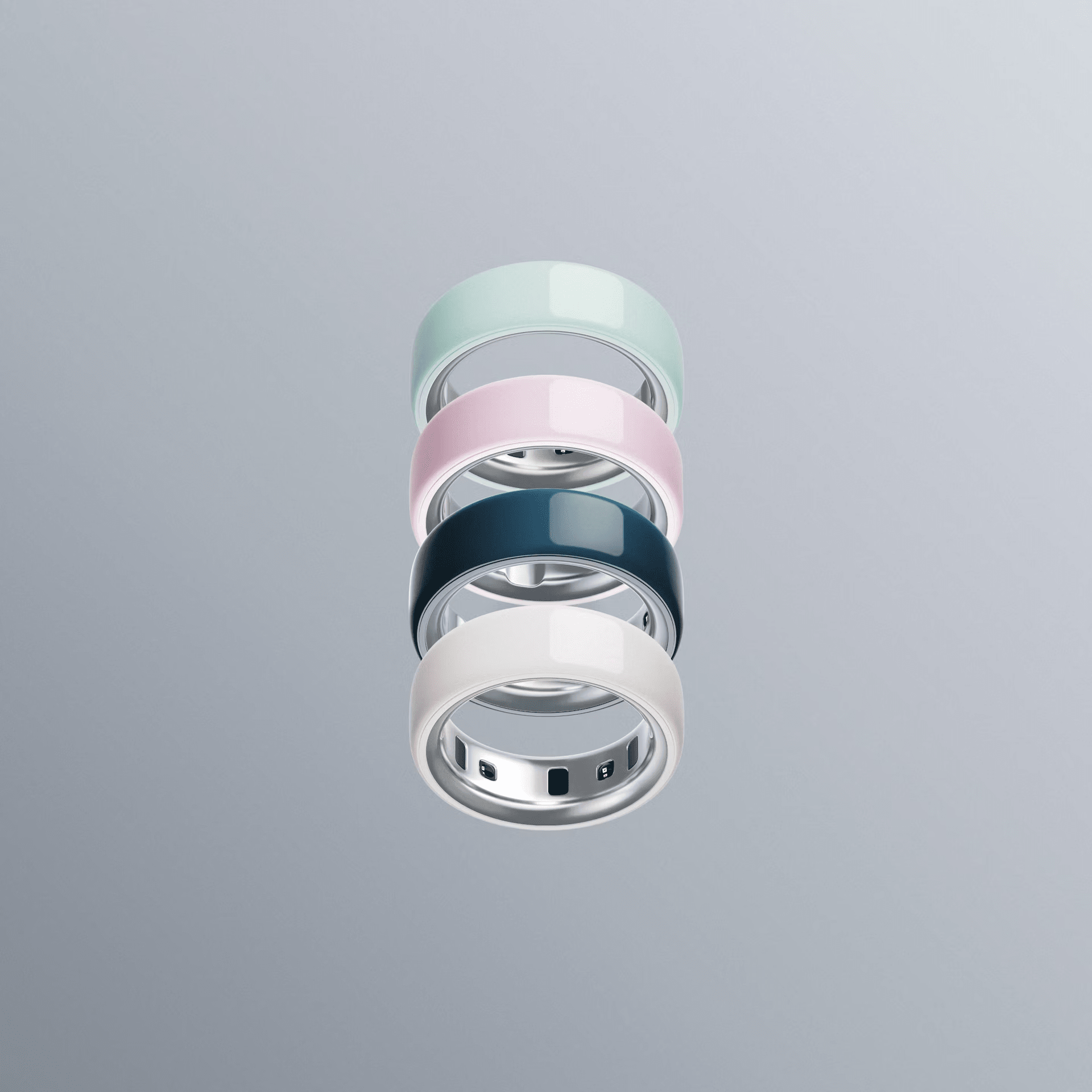 Розумне кільце Oura Ring 4 Ceramic Cloud - Size 15 (JZ90-57460-15)