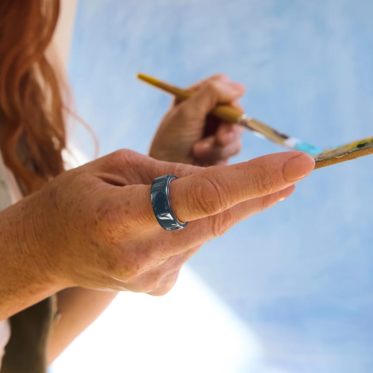 Розумне кільце Oura Ring 4 Ceramic Midnight - Size 5 (JZ90-57455-05)