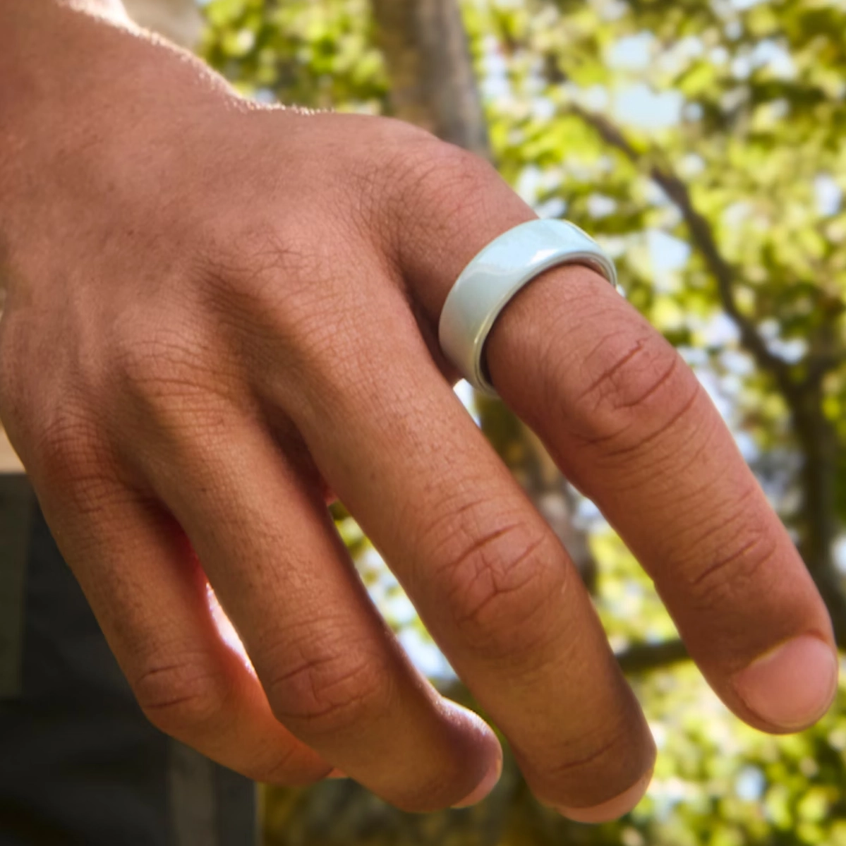 Розумне кільце Oura Ring 4 Ceramic Tide - Size 15 (JZ90-57461-15)