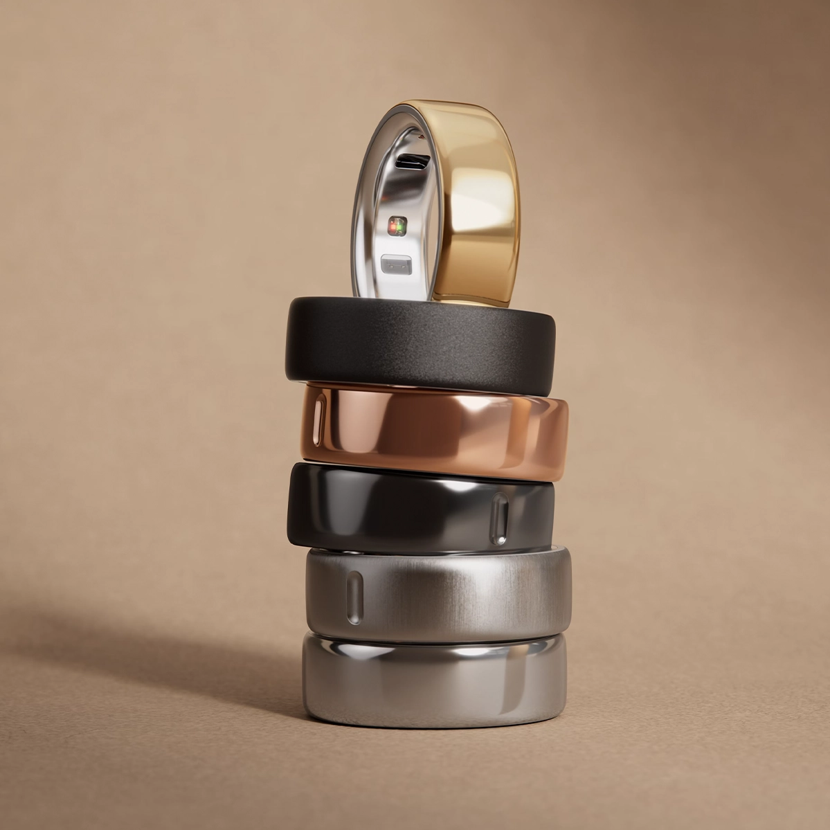 Розумне кільце Oura Ring 4 Rose Gold - Size 8 (JZ90-54219-08)