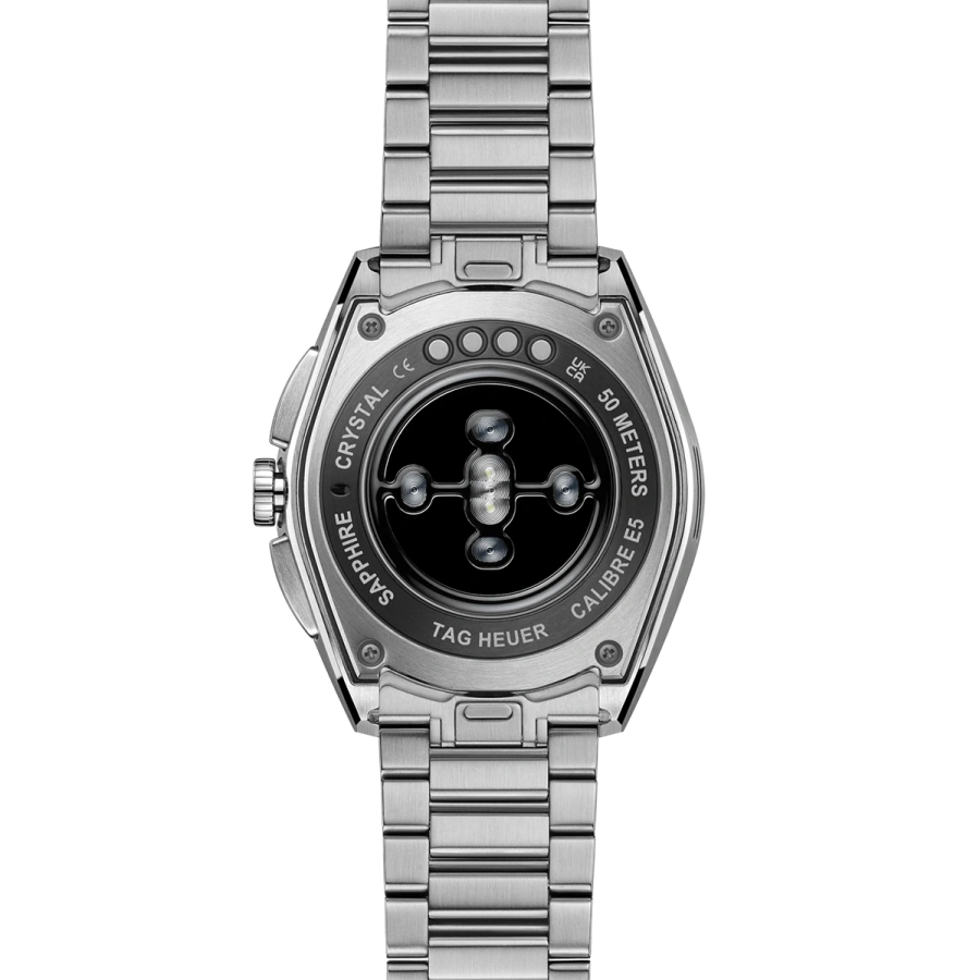 Смарт-годинник TAG Heuer Connected Calibre E5 - 40 mm Steel Case with Silver Steel Bracelet (SBT8010.BA0002)