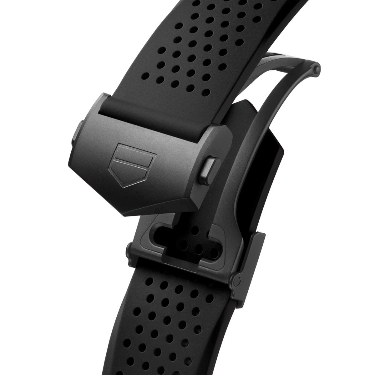 Смарт-часы TAG Heuer Connected Calibre E5 - 45 mm Black DLC Grade 2 Titanium Case with Black Rubber Strap (SBT8A80.BT6293)