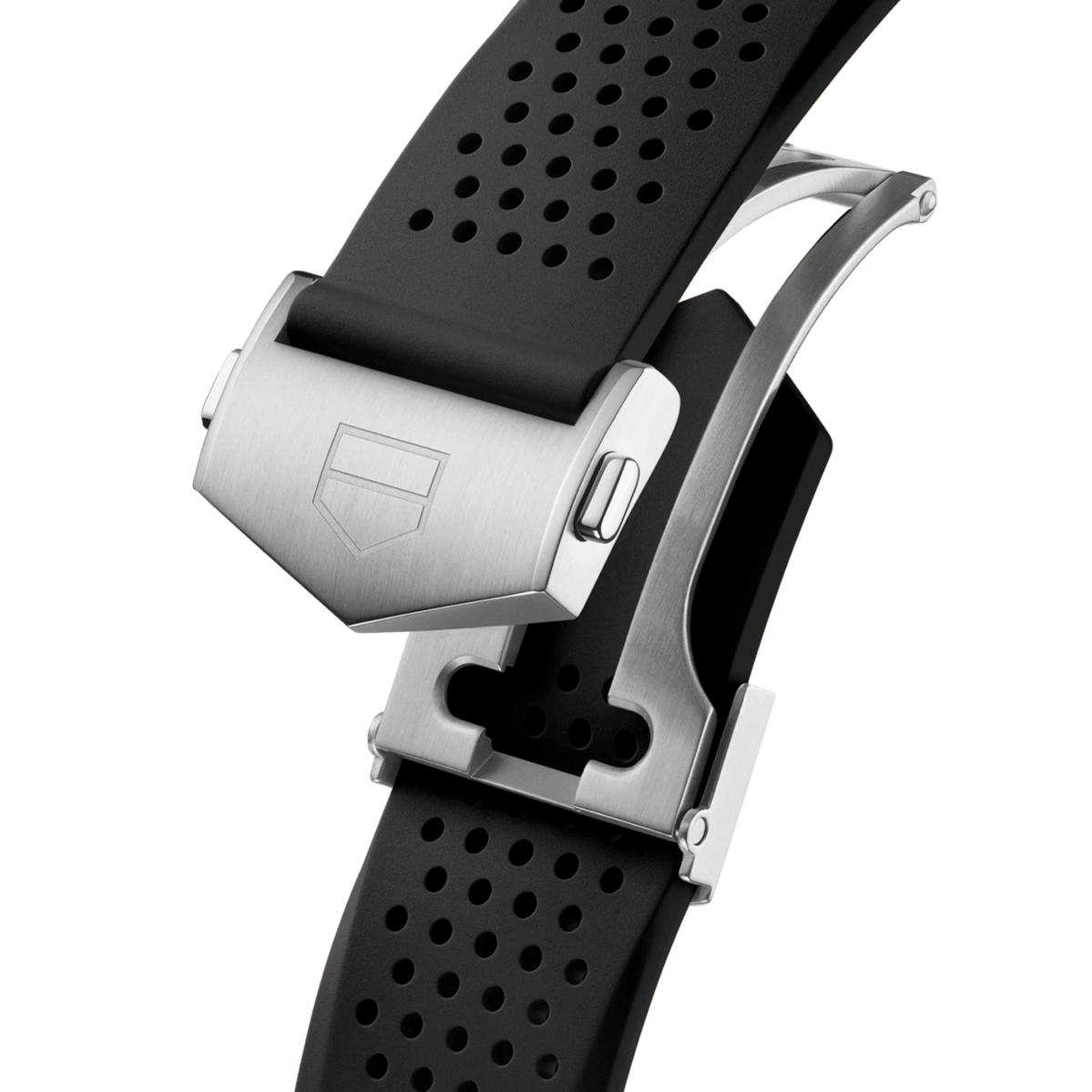 Смарт-часы TAG Heuer Connected Calibre E5 - 40 mm Steel Case with Black Rubber Strap (SBT8010.BT0002)