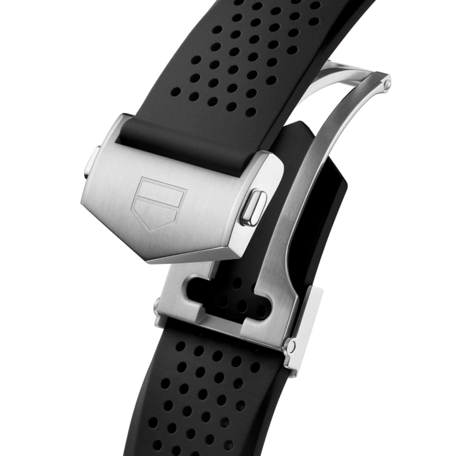 Смарт-годинник TAG Heuer Connected Calibre E5 - 45 mm Steel Case with Black Rubber Strap (SBT8A10.BT6292)