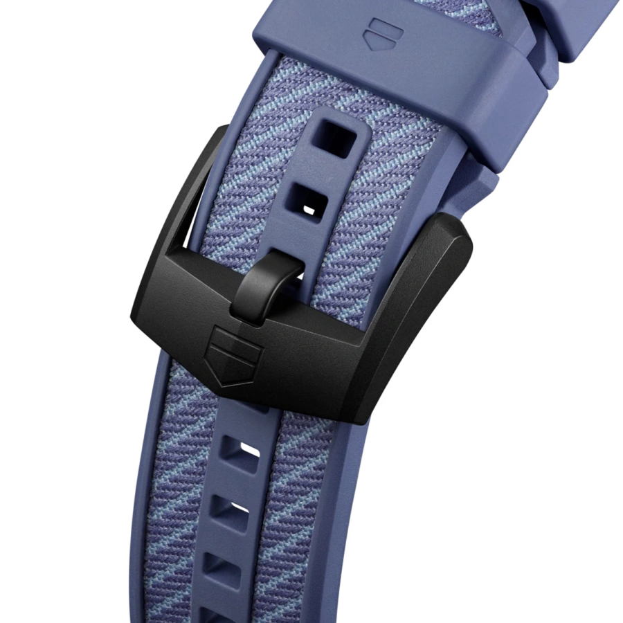 Смарт-годинник TAG Heuer Connected Calibre E5 New Balance Edition - 40 mm Black DLC Grade 2 Titanium Case with Multicolor Rubber Strap (SBT8082.EB0394)