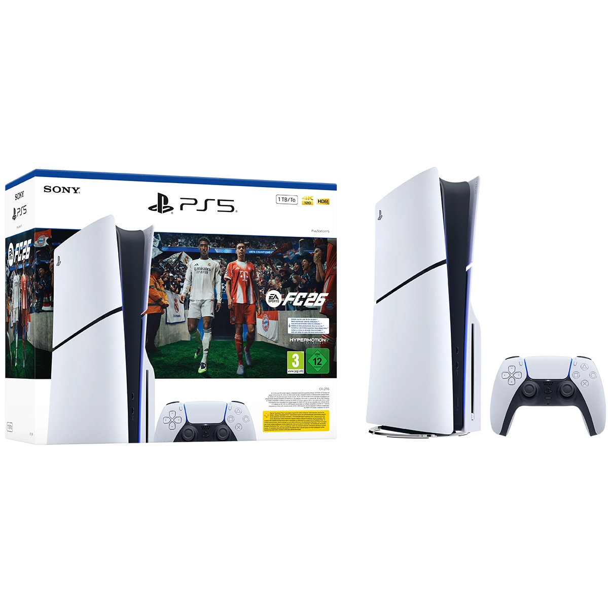 Стаціонарна ігрова приставка Sony PlayStation 5 Slim Blu-Ray 1TB - EA SPORTS FC 26 Bundle (1000049854)