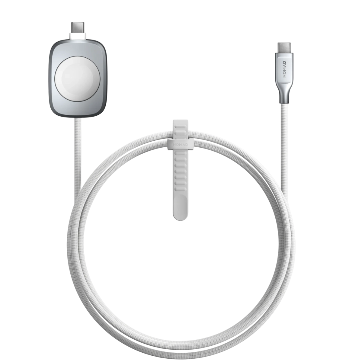 Універсальний кабель Nomad USB-C Kevlar Universal Cable for Apple Watch [1.5 m] - White (NM014667858)