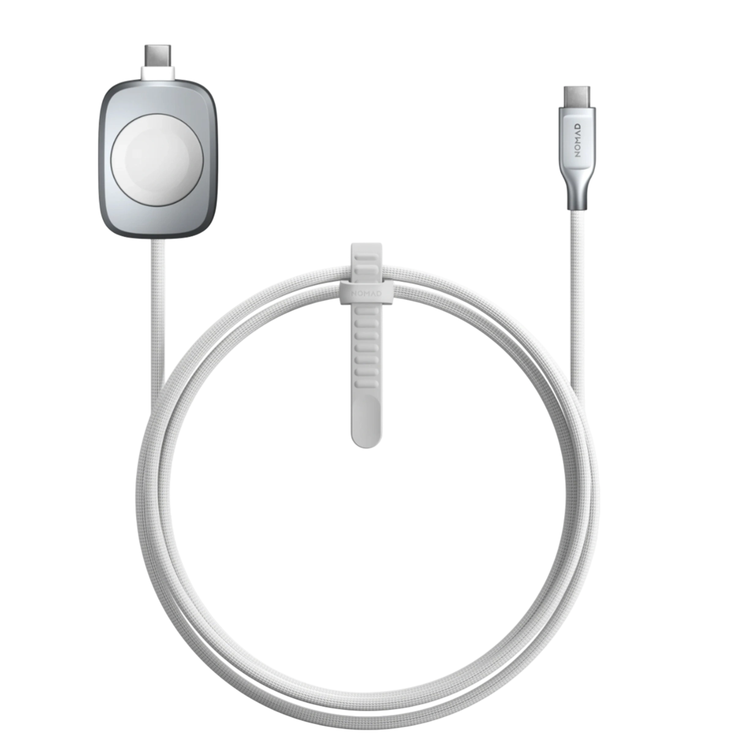 Універсальний кабель Nomad USB-C Kevlar Universal Cable for Apple Watch [1.5 m] - White (NM014667858)