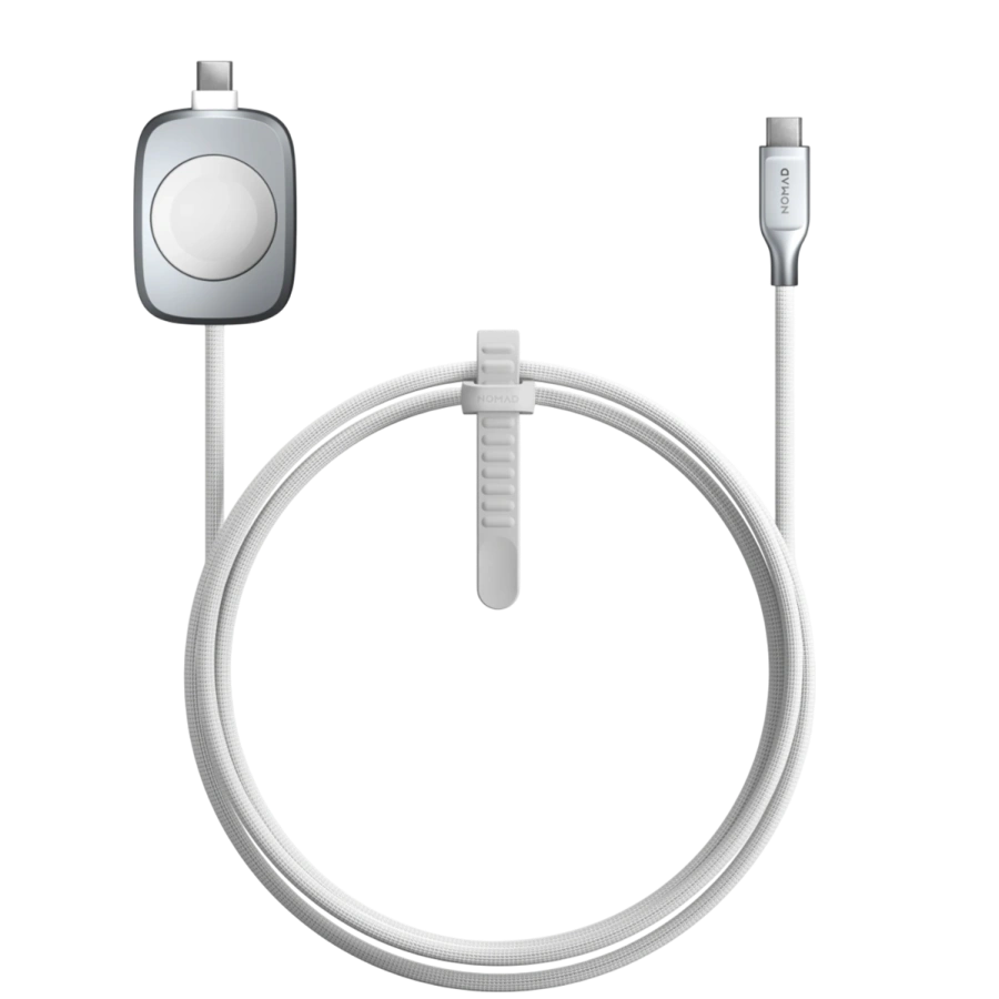 Універсальний кабель Nomad USB-C Kevlar Universal Cable for Apple Watch [1.5 m] - White (NM014667858)