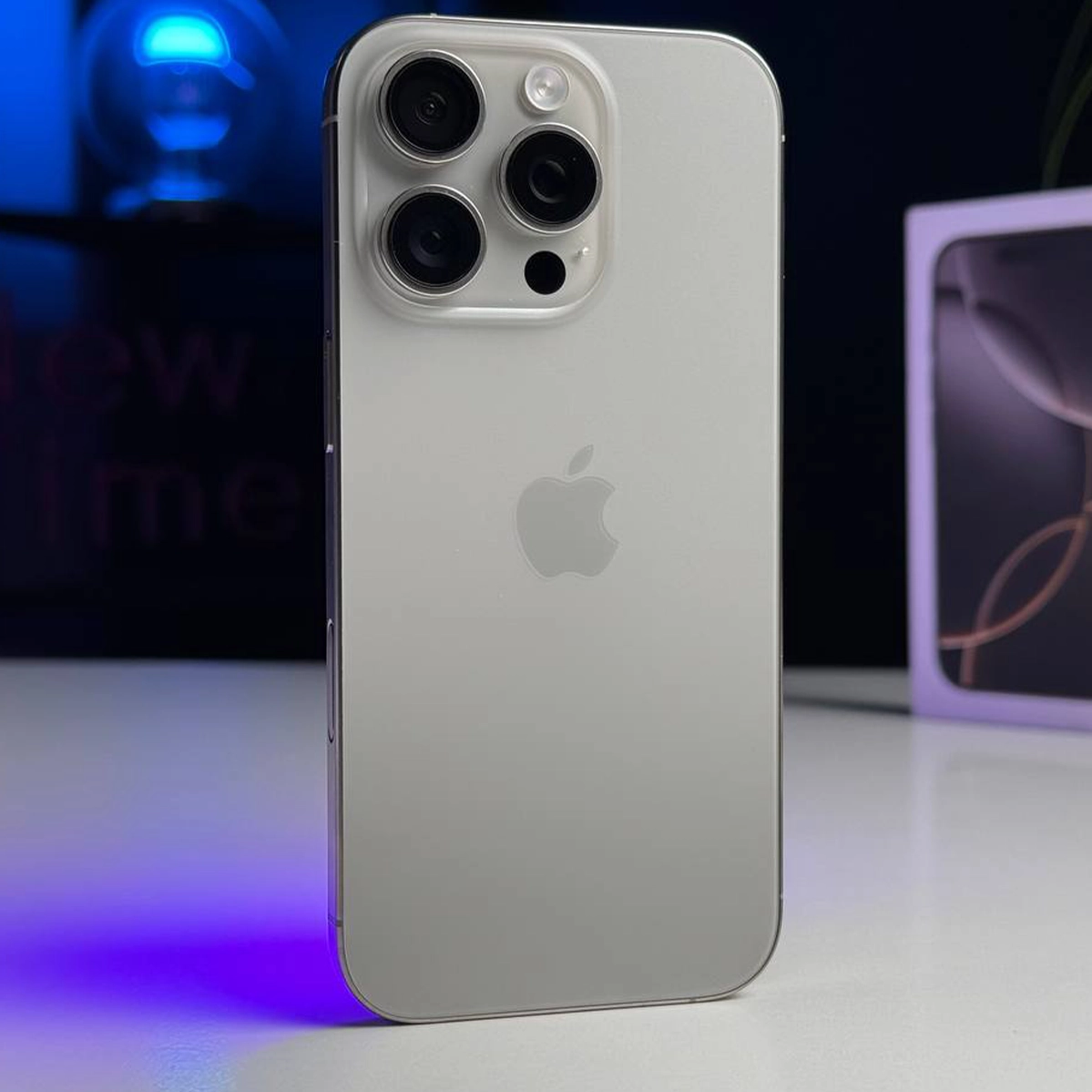 ВІТРИННИЙ Apple iPhone 16 Pro 256GB Natural Titanium (MYNL3) | Стан: гарний | Акумулятор: 100% | Гарантія: 6 місяців | Комплект: повний