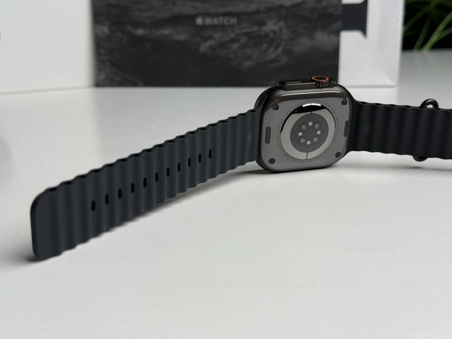 ВИТРИННЫЙ Apple Watch Ultra 2 2024 GPS + Cellular 49mm Black Titanium Case with Black Ocean Band (MX4P3) - Состояние: идеальное | Аккумулятор: 100% Комплектация: полный | Гарантия: 6 мес.