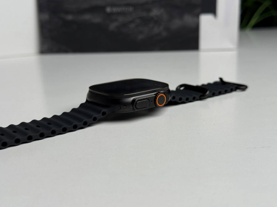 ВИТРИННЫЙ Apple Watch Ultra 2 2024 GPS + Cellular 49mm Black Titanium Case with Black Ocean Band (MX4P3) - Состояние: идеальное | Аккумулятор: 100% Комплектация: полный | Гарантия: 6 мес.