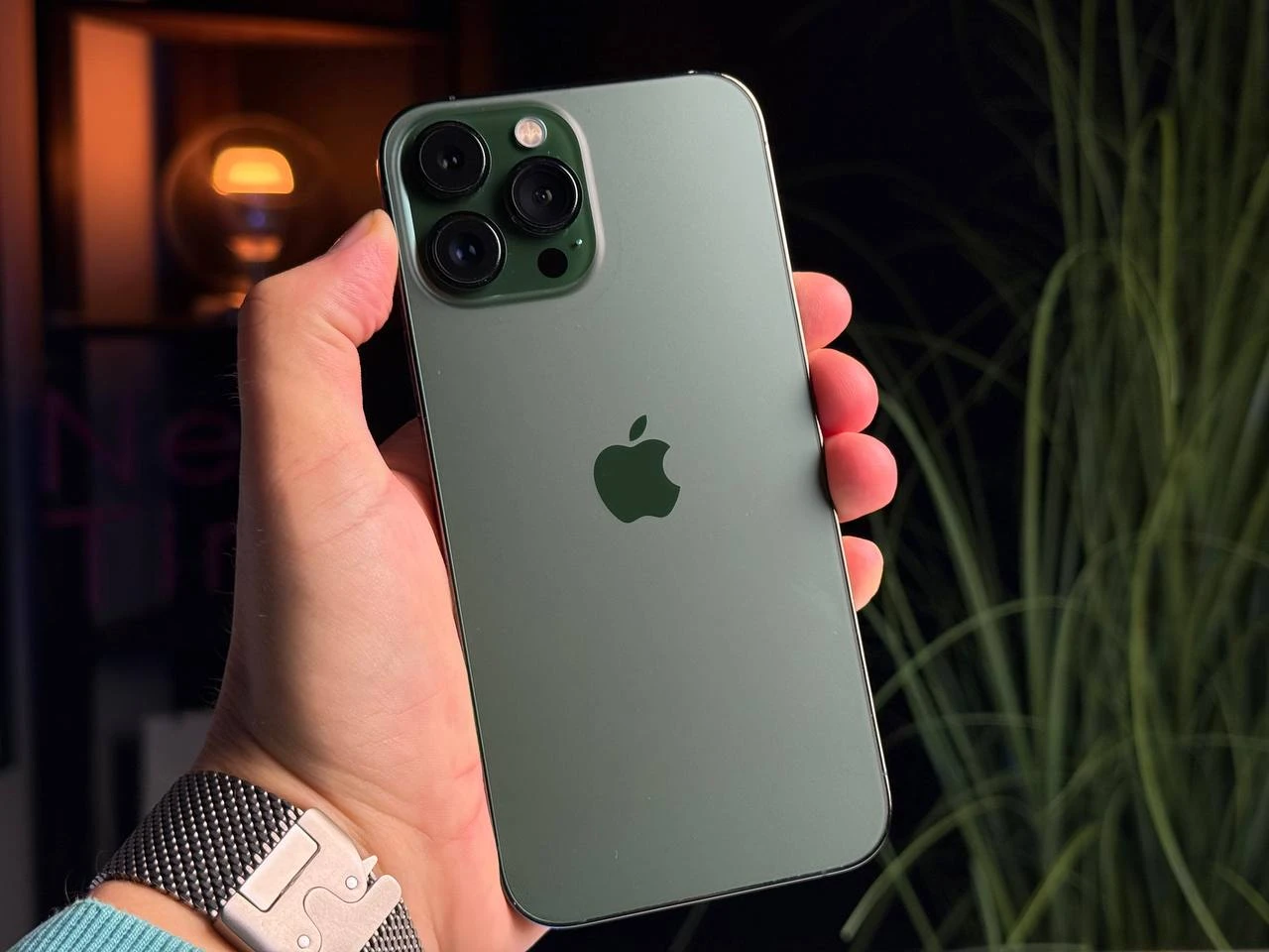 ВЖИВАНИЙ Apple iPhone 13 Pro Max 128GB Alpine Green (MNCP3, MNCY3) - Стан: гарний | Акумулятор: 91% | Комплектація: iPhone, кабель | Гарантія: 3 міс.