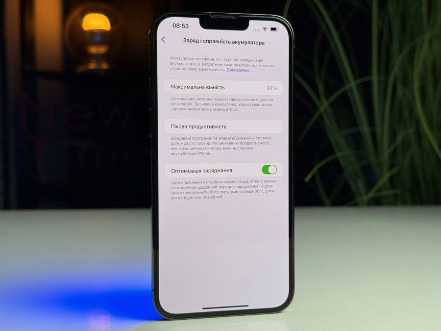 ВЖИВАНИЙ Apple iPhone 13 Pro Max 128GB Alpine Green (MNCP3, MNCY3) - Стан: гарний | Акумулятор: 91% | Комплектація: iPhone, кабель | Гарантія: 3 міс.