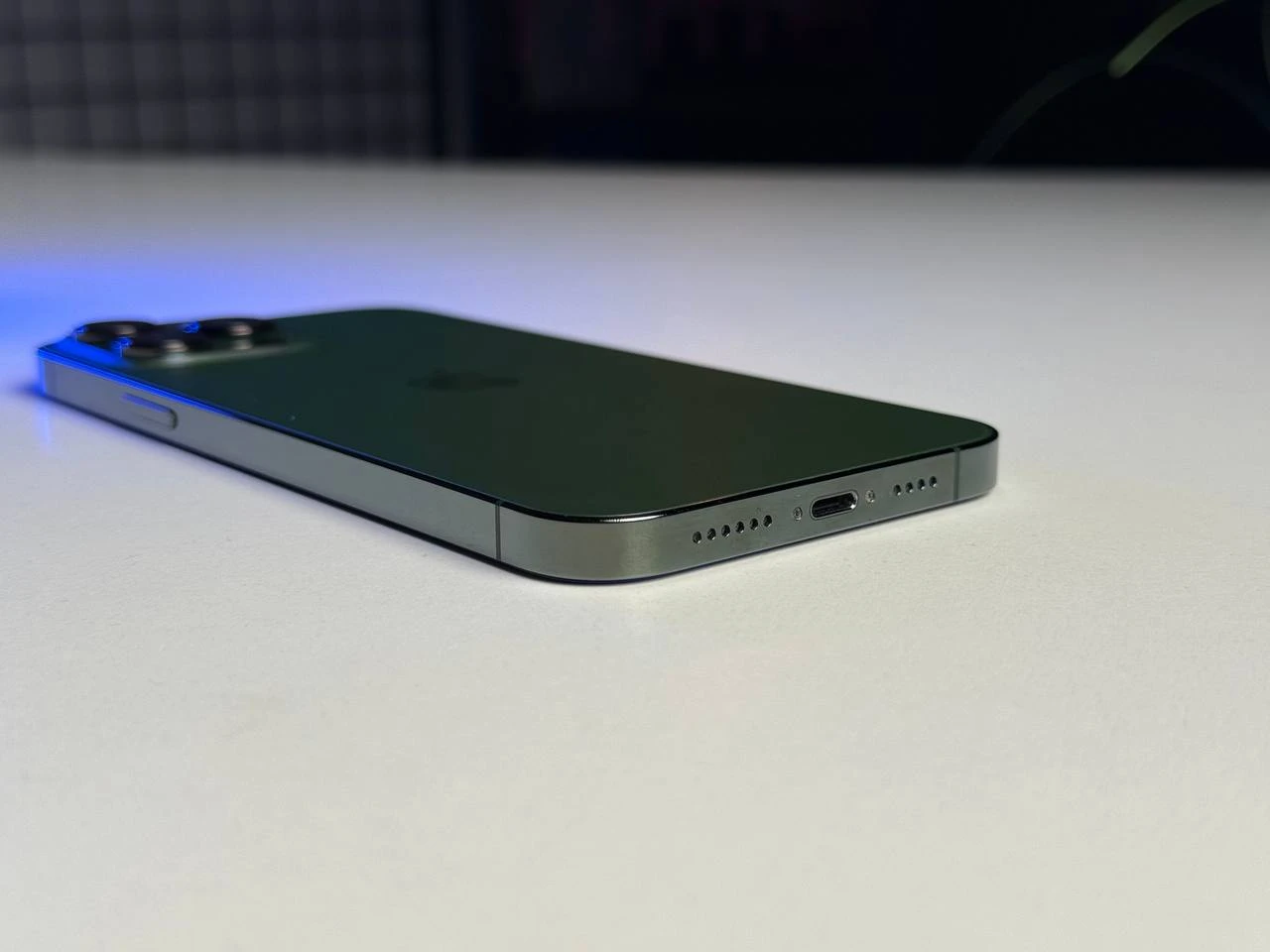 ВЖИВАНИЙ Apple iPhone 13 Pro Max 128GB Alpine Green (MNCP3, MNCY3) - Стан: гарний | Акумулятор: 91% | Комплектація: iPhone, кабель | Гарантія: 3 міс.