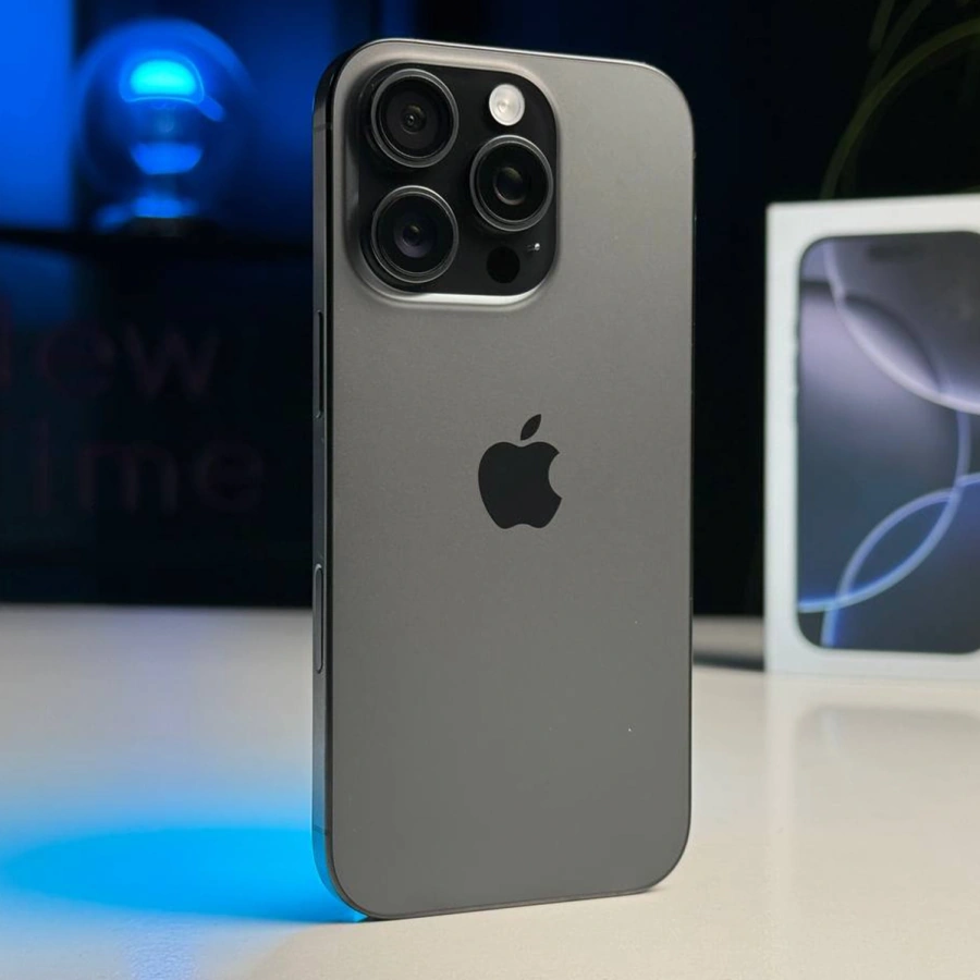 ВЖИВАНИЙ Apple iPhone 16 Pro 256GB Black Titanium (MYNH3) - Стан: гарний | Акумулятор: 100% | Комплектація: повний | Гарантія: 3 міс.