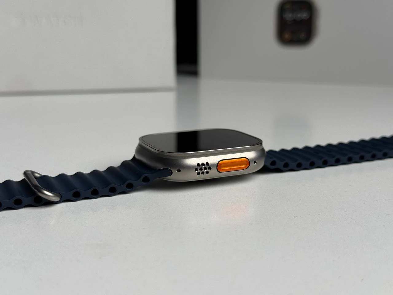 ВЖИВАНИЙ Apple Watch Ultra 2 GPS + Cellular 49mm Titanium Case with Blue Ocean Band (MREG3) - Стан: гарний | Акумулятор: 99% | Комплектація: повний | Гарантія: 3 міс.