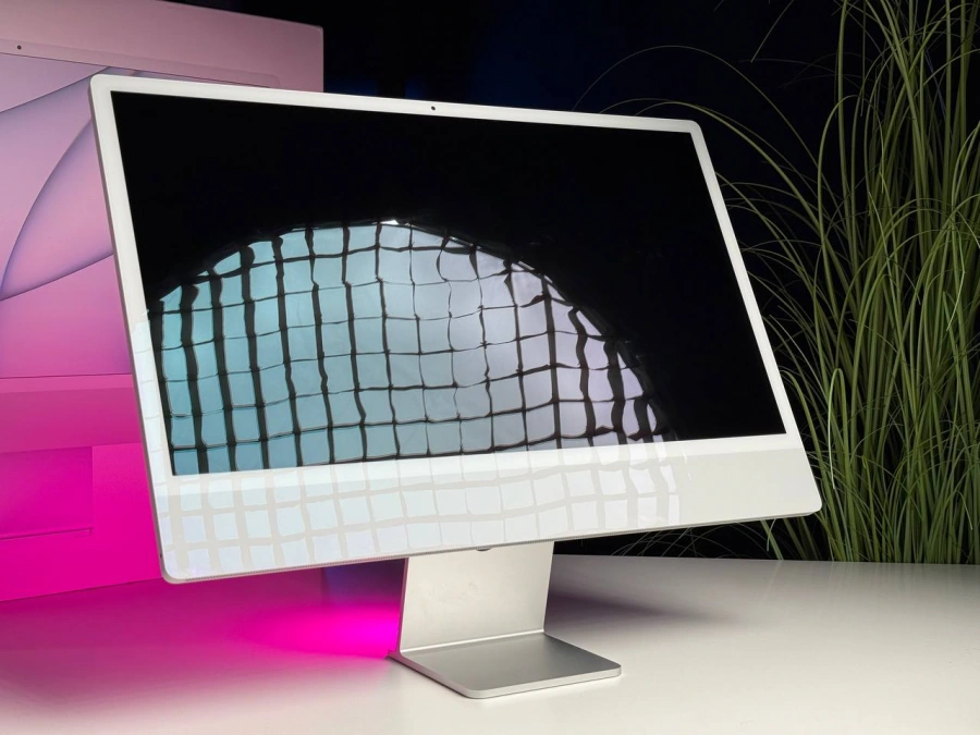 Б/У iMac 24" 4.5K Retina display Silver M1/16GB/1TB (Z12Q000NV) 2021 - Состояние: хорошее | Комплектация: полный | Гарантия: 3 мес.