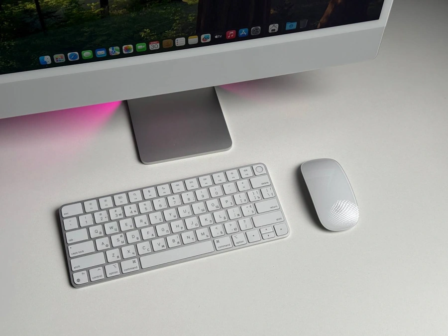 Б/У iMac 24" 4.5K Retina display Silver M1/16GB/1TB (Z12Q000NV) 2021 - Состояние: хорошее | Комплектация: полный | Гарантия: 3 мес.