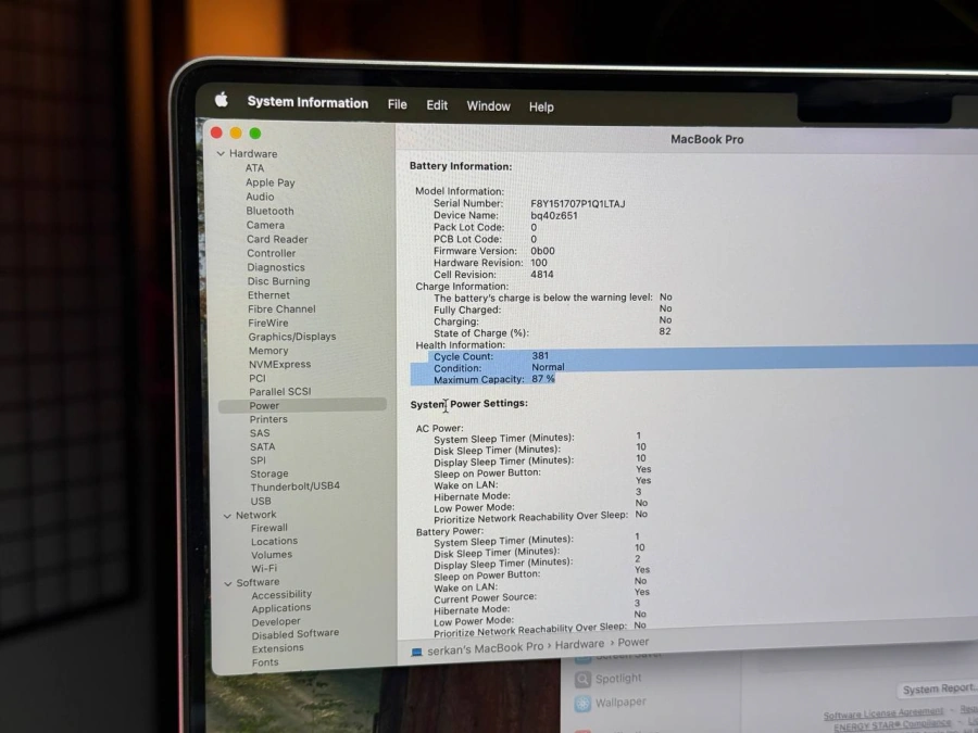 ВЖИВАНИЙ MacBook Pro 14" Silver (MKGR3) 2021 - Стан: гарний | Акумулятор: 87% | Комплектація: повний | Гарантія: 3 міс.