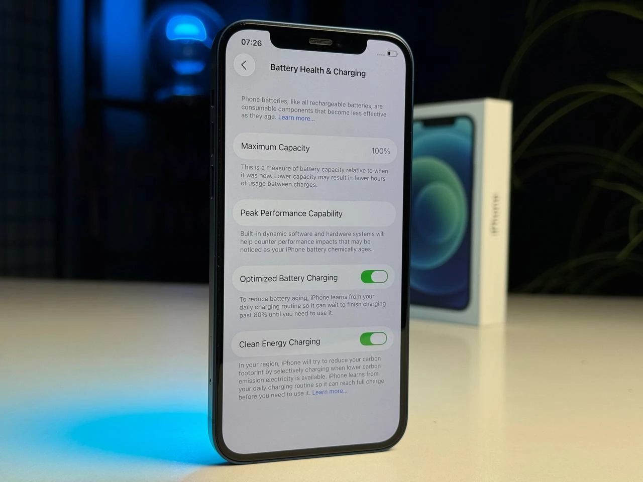 ВЖИВАНИЙ Apple iPhone 12 128GB Blue (MGHF3, MGJE3) - Стан: гарний | Акумулятор: 100% | Комплектація: повний | Гарантія: 3 міс.