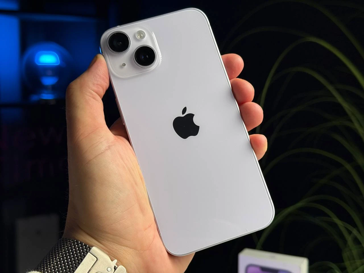 ВЖИВАНИЙ Apple iPhone 14 128GB Purple (MPV03) - Стан: гарний | Акумулятор: 86% | Комплектація: повний | Гарантія: 3 міс.