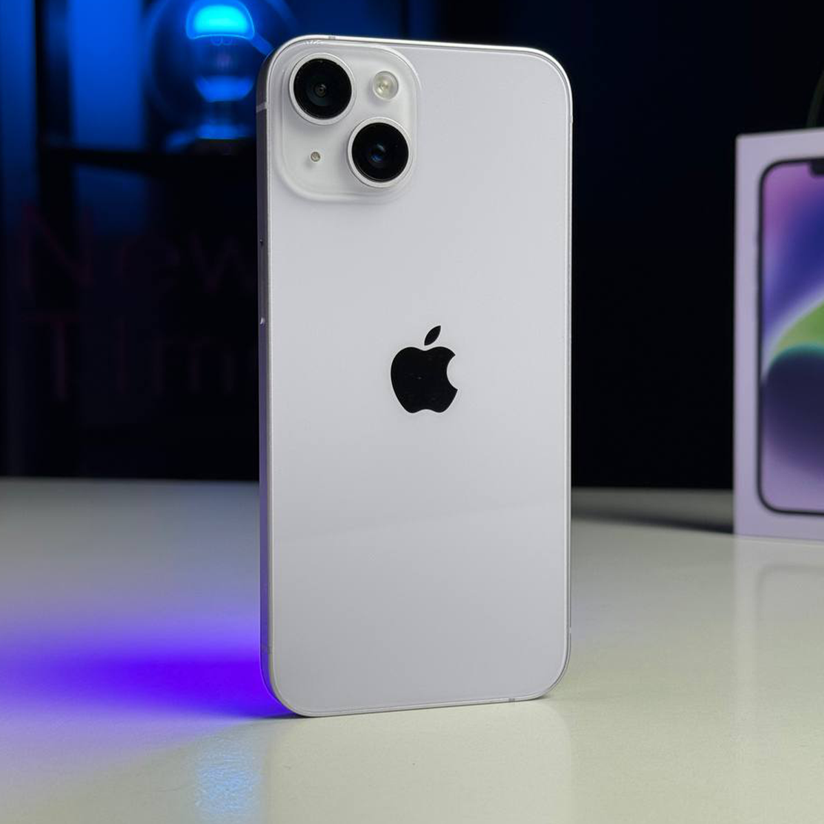 ВЖИВАНИЙ Apple iPhone 14 128GB Purple (MPV03) - Стан: гарний | Акумулятор: 86% | Комплектація: повний | Гарантія: 3 міс.