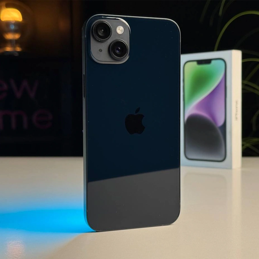 Б/У Apple iPhone 14 Plus 256GB Midnight (MQ533) - Состояние: хороший | Аккумулятор: 86% | Комплектация: полный | Гарантія: 3 мес.