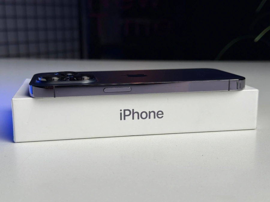 ВЖИВАНИЙ Apple iPhone 14 Pro 128GB Deep Purple (MQ0G3) - Стан: гарний | Акумулятор: 100% | Комплектація: повний | Гарантія: 3 міс.