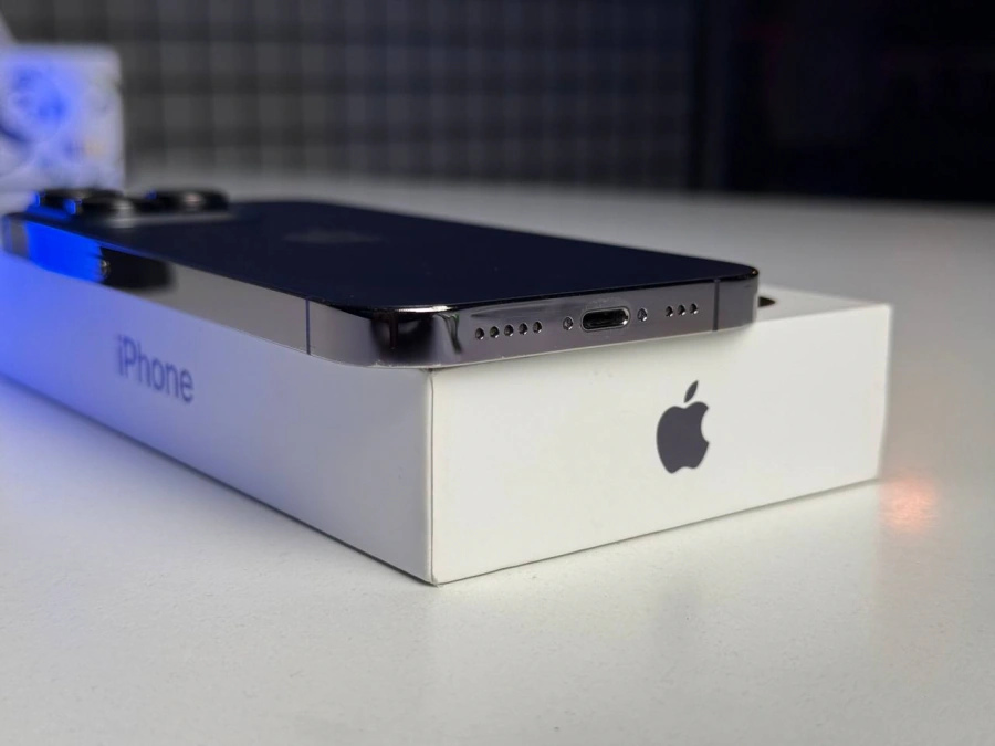 ВЖИВАНИЙ Apple iPhone 14 Pro 128GB Deep Purple (MQ0G3) - Стан: гарний | Акумулятор: 100% | Комплектація: повний | Гарантія: 3 міс.