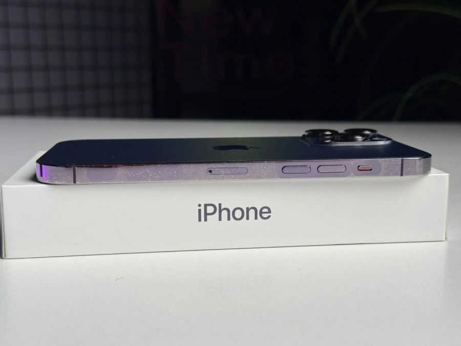 ВЖИВАНИЙ Apple iPhone 14 Pro Max 128GB Deep Purple (MQ9T3) - Стан: задовільний | Акумулятор: 100% | Комплектація: повний | Гарантія: 3 міс.