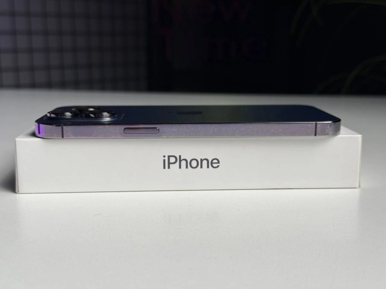 ВЖИВАНИЙ Apple iPhone 14 Pro Max 128GB Deep Purple (MQ9T3) - Стан: задовільний | Акумулятор: 100% | Комплектація: повний | Гарантія: 3 міс.