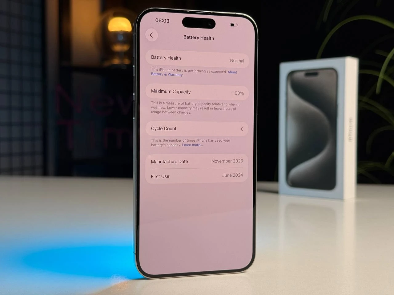 ВЖИВАНИЙ Apple iPhone 15 Pro Max 512GB Natural Titanium eSim (MU6D3) - Стан: гарний | Акумулятор: 100% | Комплектація: повний | Гарантія: 3 міс.