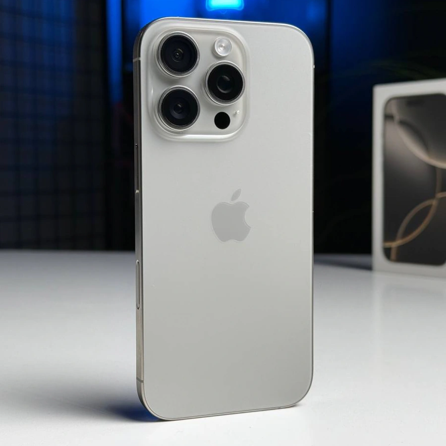 ВЖИВАНИЙ Apple iPhone 16 Pro 128GB Natural Titanium (MYNG3) - Стан: гарний | Акумулятор: 95% | Комплектація: повний | Гарантія: 3 міс.