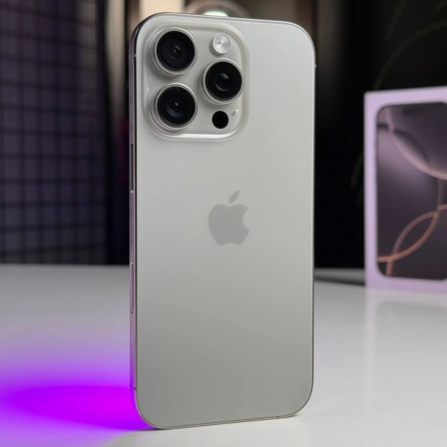Б/У Apple iPhone 16 Pro 256GB Natural Titanium (MYNL3) - Состояние: идеальный | Аккумулятор: 100% | Комплектация: полный | Гарантія: 6 мес.