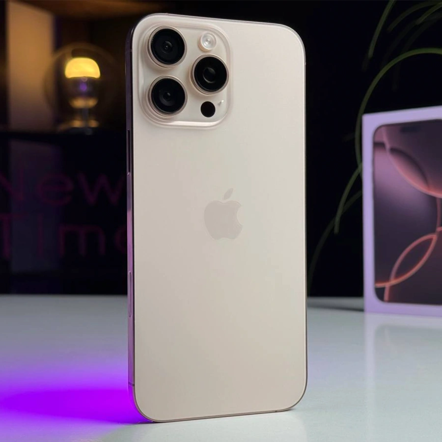ВЖИВАНИЙ Apple iPhone 16 Pro Max 1TB Desert Titanium (MYX63) - Стан: гарний | Акумулятор: 100% | Комплектація: повний | Гарантія: 3 міс.