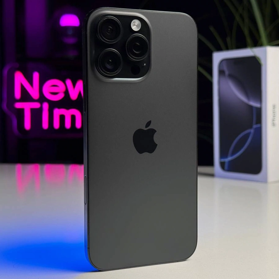 ВЖИВАНИЙ Apple iPhone 16 Pro Max 256GB Black Titanium (MYWV3) - Стан: гарний | Акумулятор: 94% | Комплектація: повний | Гарантія: 3 міс.